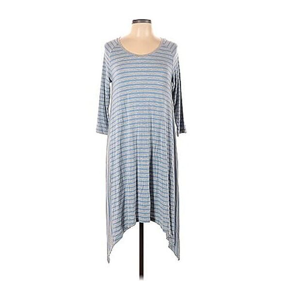 Matilda Jane Women's Her Majesty Shift Dress Medium Multicolor Stripe Stretch - Picture 1 of 7